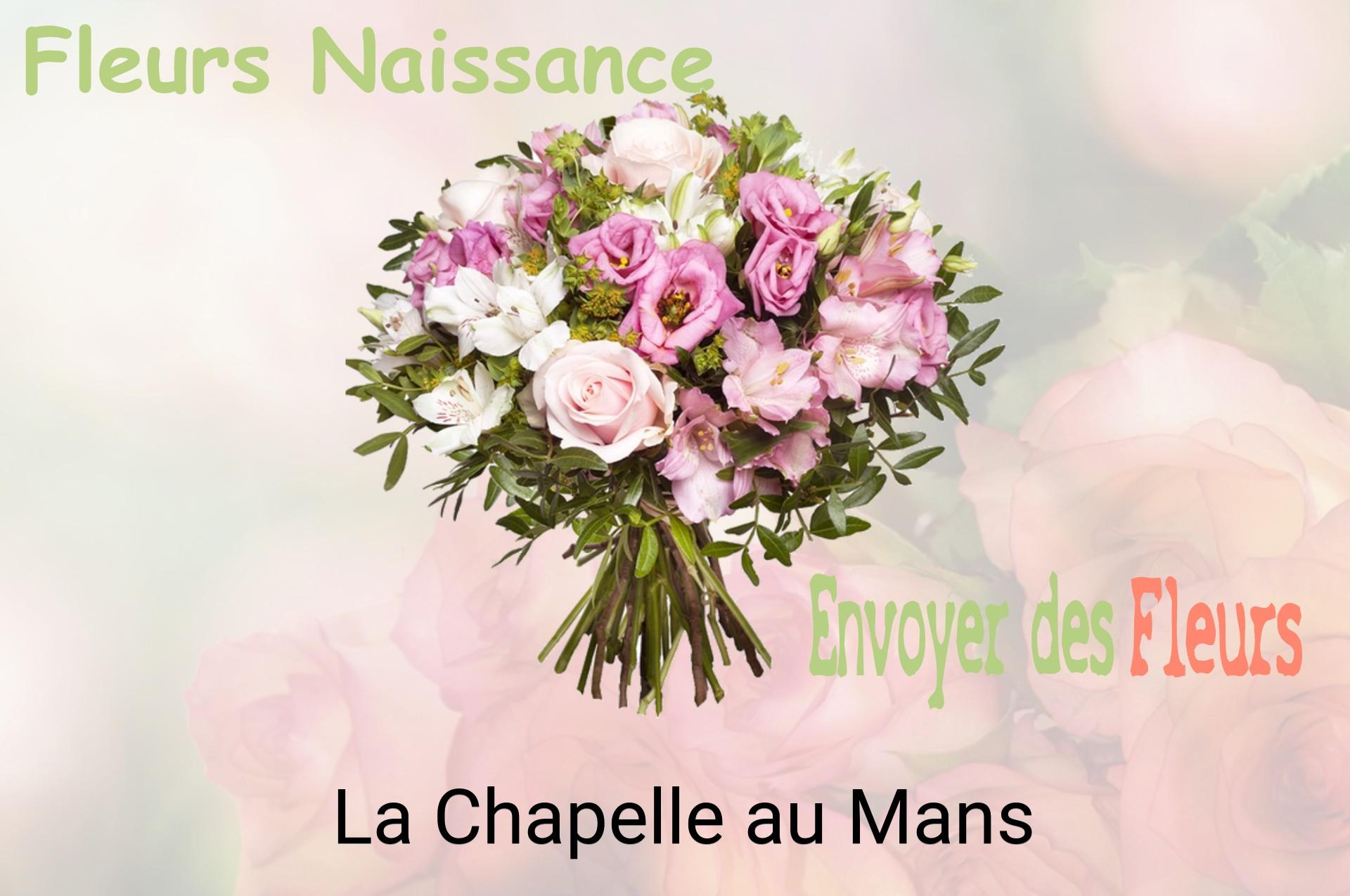Bouquet de fleurs de naissance livré à La Chapelle-au-Mans